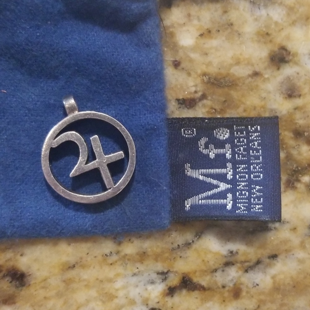 Mignon Faget Silver Jupiter orb pendant